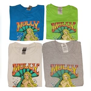 Bundle or Set of Molly Goodheads T-Shirts Ozona Florida Adult Unisex Sz Small